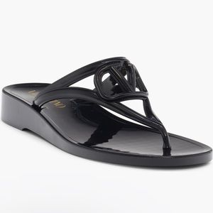 Valentino - Logo Jelly Wedge Flip Flop - Worn Once - Excellent Condition